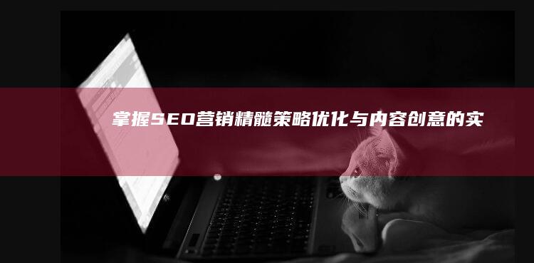 掌握SEO营销精髓：策略优化与内容创意的实战秘籍